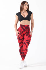 Smash Red Leggings