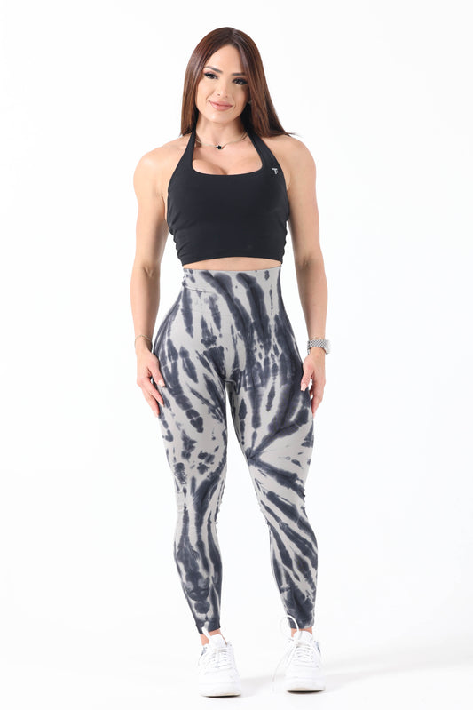 Wild Gray Print Leggings