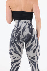 Wild Gray Print Leggings