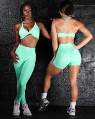 Illuminate Green Set Shorts