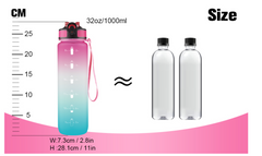 TF Water Bottle with Time Marker (32oz)