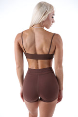 Brown Flex Shorts