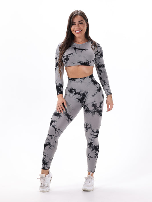 Conjunto de leggings grises Smash