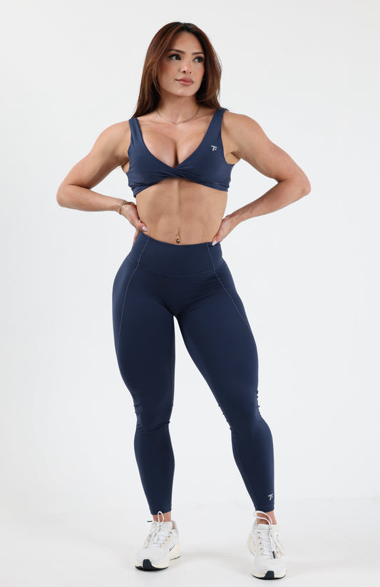 Navy Contour Leggings