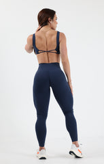 Navy Contour Leggings